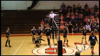 preview picture of video 'Region 5-AA volleyball tournament: Chattooga shuts out Coosa at home 2-0'