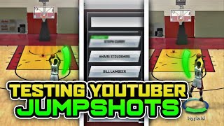 TESTING YOUTUBERS JUMPSHOTS... WHICH ONE SHOULD YOU USE?(JXBARI, PLUGCITY, THE 2YH & MORE!)