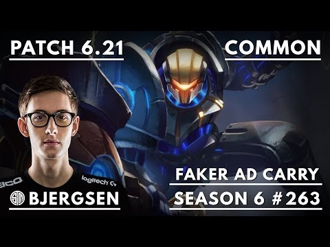 263. Bjergsen and Faker in A Team - Jayce vs Irelia - Top - October 27th, 2016 - S6 Patch 6.21