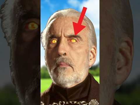 Where are Count Dooku’s Sith eyes? 😳