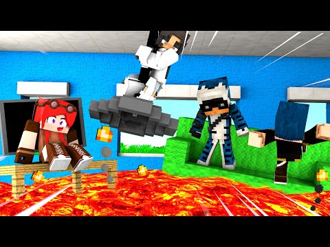 GIOCO A "THE FLOOR IS LAVA" CON I MIEI AMICI - MINECRAFT ITA