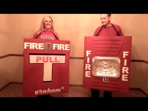Fire Alarm Halloween Costume