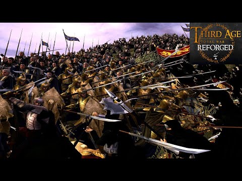 EVIL HOLDS THE WOODLAND REALM (Siege Battle) - Third Age: Total War (Reforged)