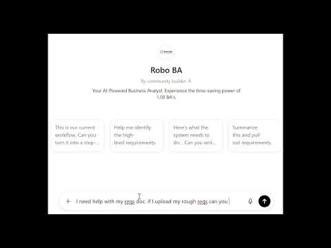RoboBA AI Consulting Demo