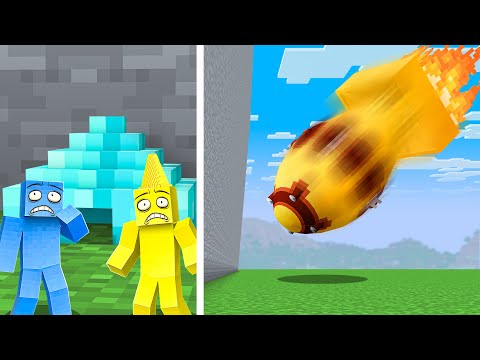 TINY BUNKER vs NUKE in Minecraft!