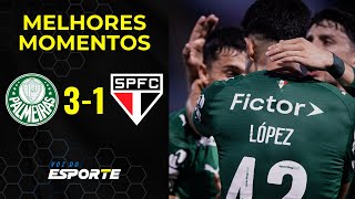 PALMEIRAS 3 X 1 SÃO PAULO | MELHORES MOMENTOS | PAULISTÃO 2026