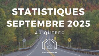 STATISTIQUES IMMOBILIÈRES du Québec pour septembre 2025  🚀 - Immobilier