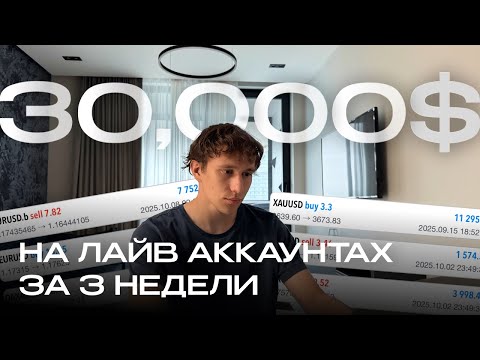 Заработал 30 000$ за 3 недели на трейдинге в 19 лет | Разбор позиций
