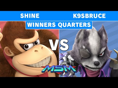 MSM 188 - Mazer | Shine (Donkey Kong) vs PA | K9sbruce (Wolf) Winners Quarters - Smash Ultimate