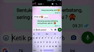 Download lagu CHAT WA LUCU || TEBAK TEBAKAN SAMA PACAR #fyp mp3