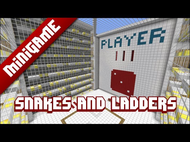 Minecraft Mini Game - Snakes and Ladders Minecraft Map