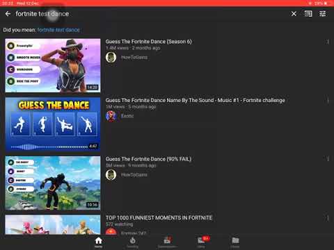 Guess the fortnite dance by its music