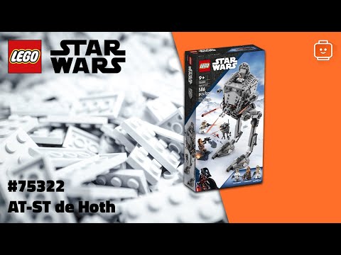 Vidéo LEGO Star Wars 75322 : AT-ST de Hoth