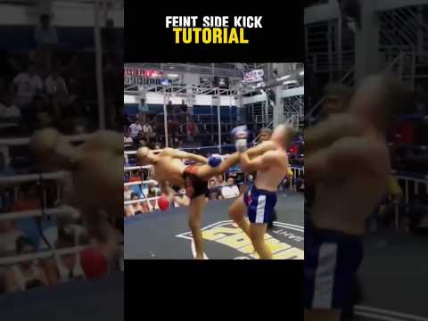 Feint Side Kick Tutorial 🔥Best Kicks #kick #martialarts  #taekwondo #kicks #mma #kungfu #muaythai