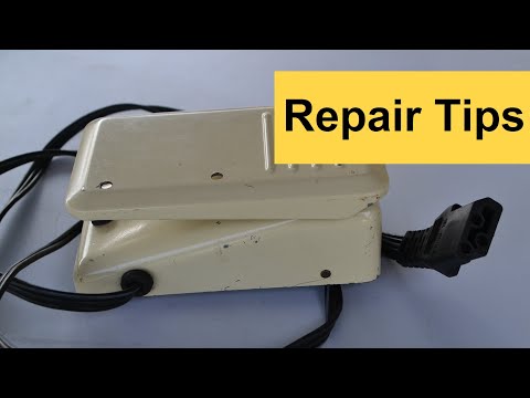 Sewing Machine Foot Pedal. Foot Speed Controller Repair