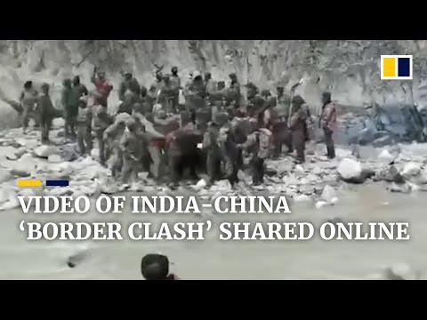New video shows clash between Indian and Chinese troops on border