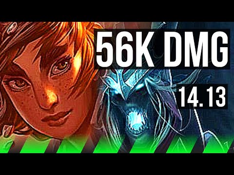 TALIYAH vs KARTHUS (JGL) | 56k DMG, 67% winrate, 14/4/16, Godlike | EUW Master | 14.13