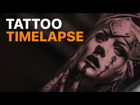 Valkyrie Sleeve Tattoo