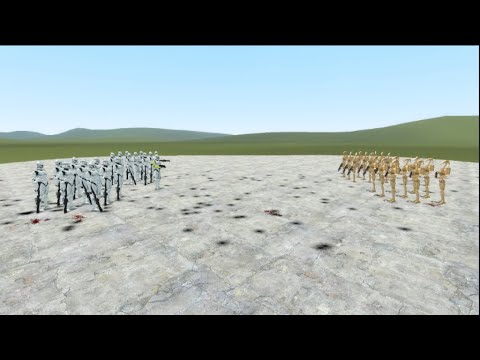 Clone Troopers VS Battle Droids | Garry's Mod