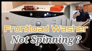 DC Appliance Repair, Belt Replacement (GE Frontload Washer) (No Spin)