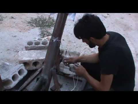 استهداف تجمعات قوات النظام في دركوش بواسطة صاروخ محلي الصنع من قبل كتيبة درع العاصي