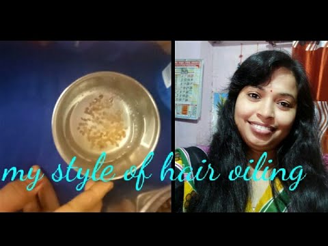 My style of hair oiling || in Hindi