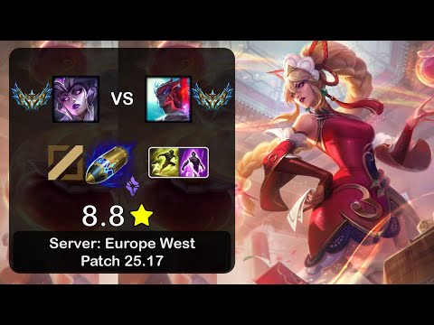 Syndra Mid vs Yone - EUW Challenger - Patch 25.17