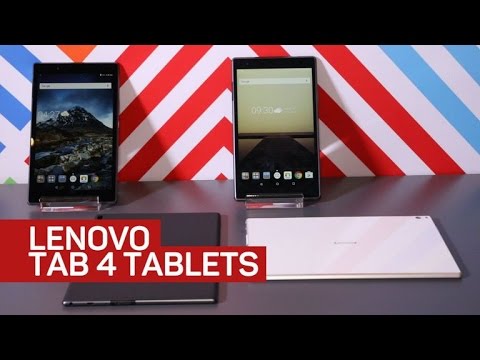 Lenovo Tab 4 tablets want to play with your kids