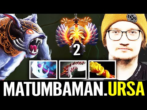 MATUMBAMAN Ursa [FULL GAMEPLAY] - Pro Safelane Guide | Dota 2 IMMORTAL GAMEPLAY