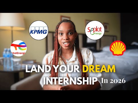HOW TO GET AN INTERNSHIP IN 2026 (Especially in Nigeria)