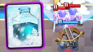I added Freeze to the most popular decks in Clash 