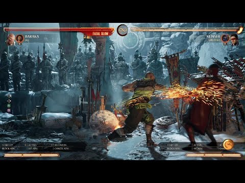 Mortal Kombat 1 Baraka korner kombo optimal