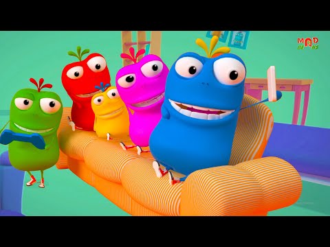 Finger Family Rhyme + More Funny Cartoon Videos for Babies by Mad Beans
