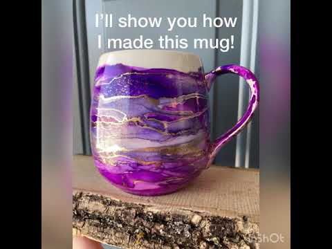 Alcohol Ink Mug Tutorial - Part 1!