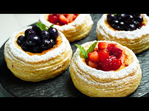 Crispy Berry Danish Recipe with Cream Cheese Filling – Easy Tutorial