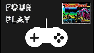 Four Play - Moon Patrol - 8-bit Computer Comparison