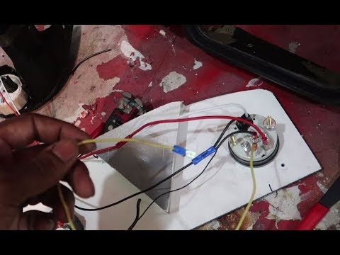 How to install aftermarket fuel gauge and temp gauge : Mustang Foxbody