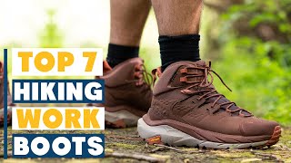 7 Best Hiking Work Boots for Durability and Comfort