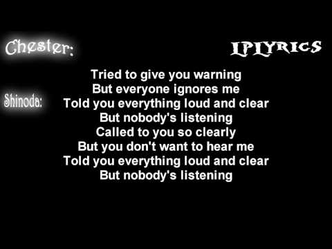 Linkin Park - Nobody's Listening [Lyrics on screen] HD