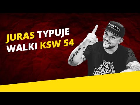 JURAS typuje walki KSW 54: "Izu? To będzie bardzo brutalny nokaut!"