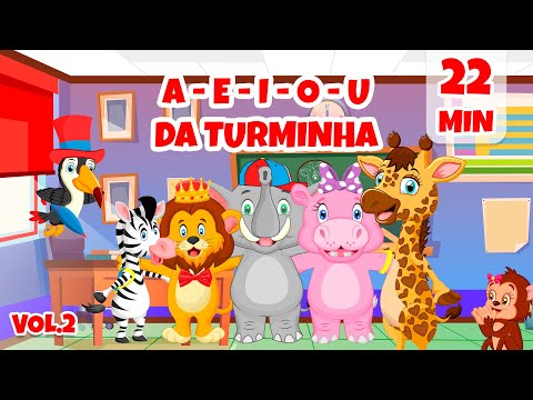 A E I O U da Turminha Vol.2 - Giramille 22 min | Desenho Animado Musical
