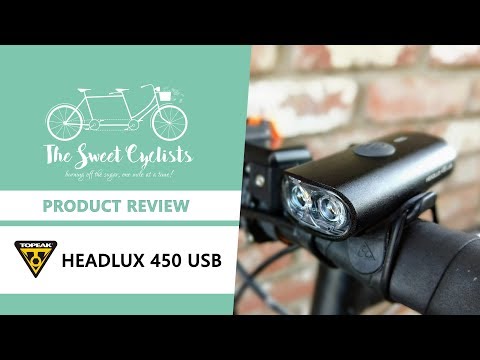 Topeak Headlux 450 USB LED Bike Headlight Review - feat. 450 Lumens + Easy Mounting