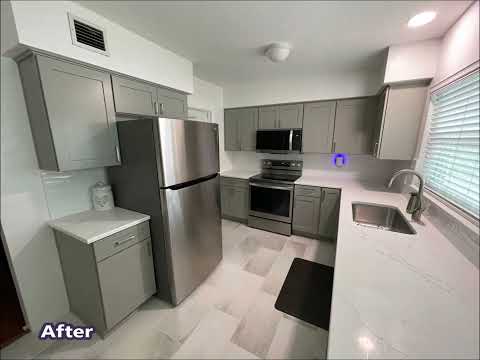 Transitional Kitchen Remodel Done in Pebble Grey Cabinets