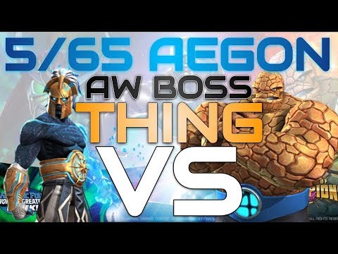 Aegon Clobbers 5/65 Thing Boss! | Marvel Contest of Champions