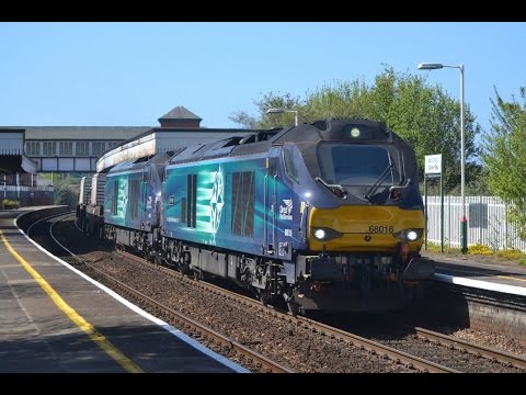 #885: [Flask] DRS Class 68016 & 68017 pass Old Colwyn and Colwyn Bay (08/05/17)