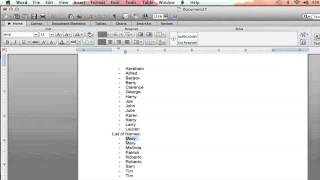 How to Automatically Eliminate Duplicate Lists in Microsoft Word : Microsoft Word Help