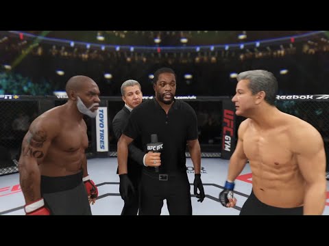 Old Mike Tyson vs. Bruce Buffer - EA Sports UFC 4 - Boxing Stars 🥊