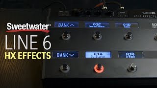 Video thumbnail for Line 6 HX Effects Multi-effects Processor Demo by Sweetwater
