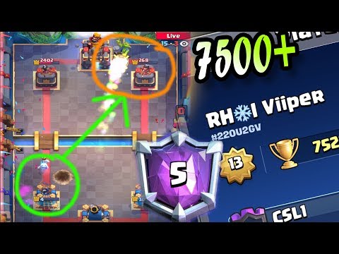 MUST WATCH 🔥Happy Noob 7500+ gameplays - Clash Royale