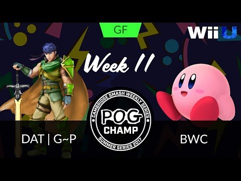 Pog Champ Summer Week 11 - Grand Finals - DAT | G~P (Ike) vs. BWC (Kirby)